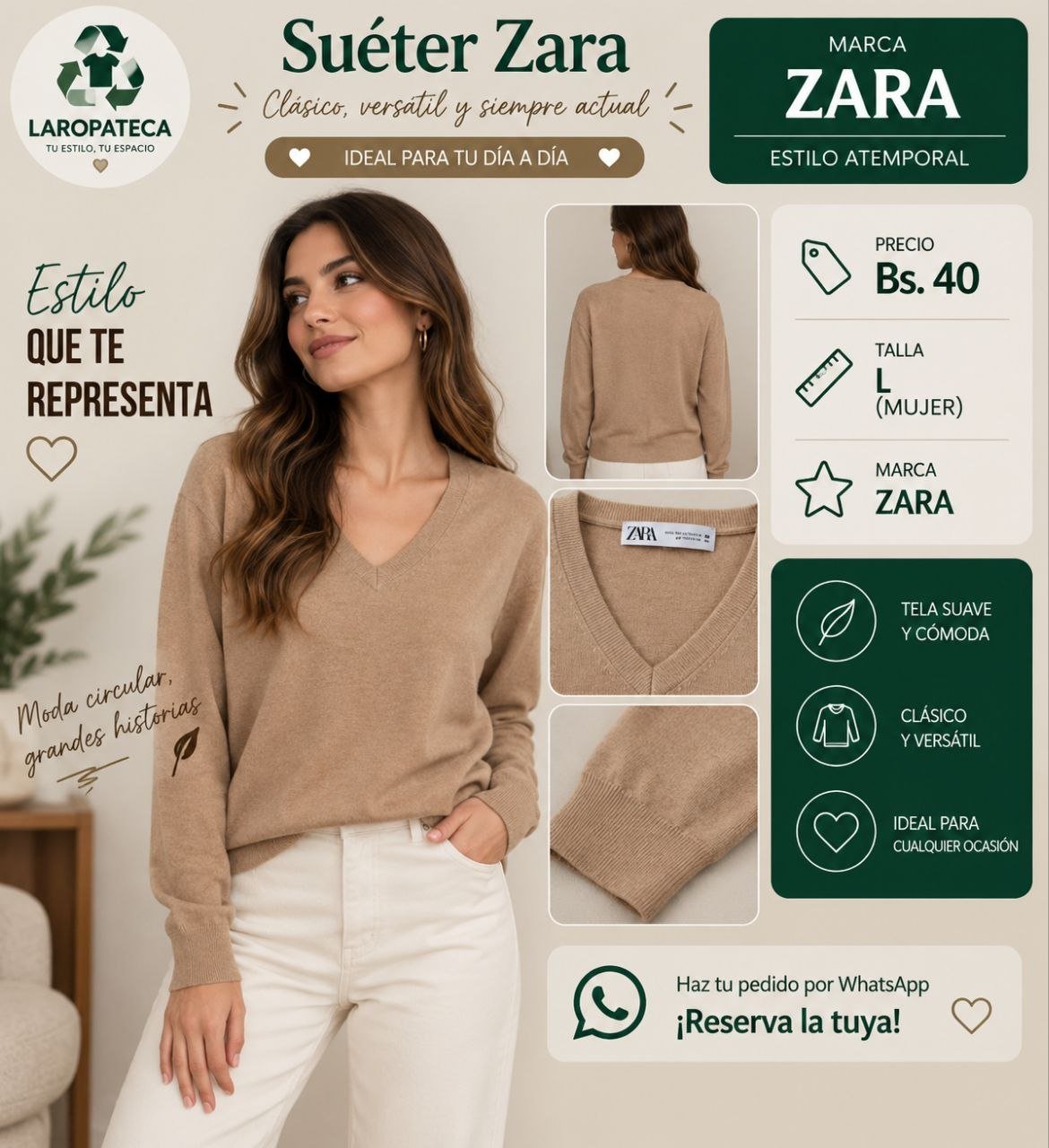 Suéter Zara