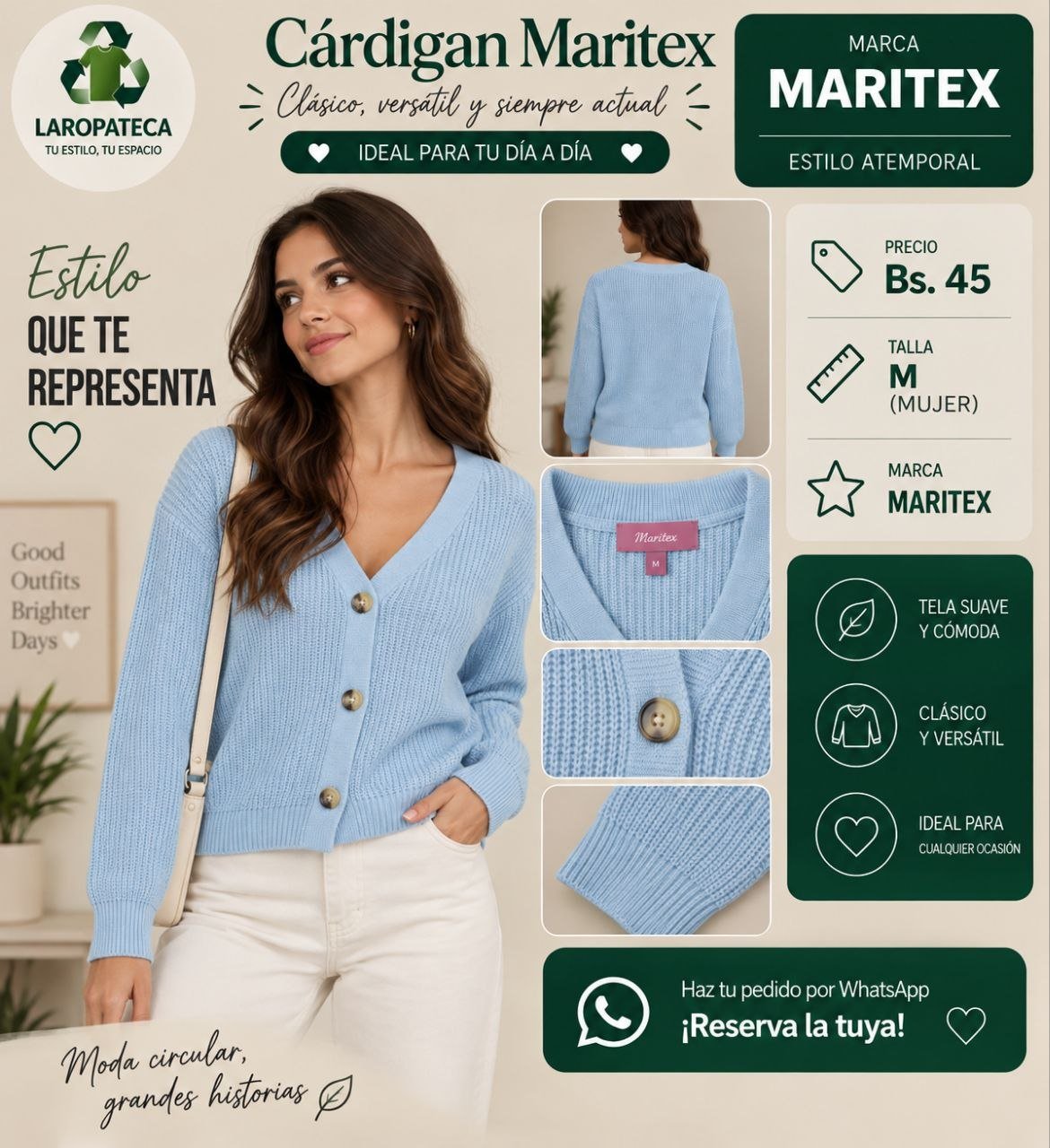 Cárdigan Maritex